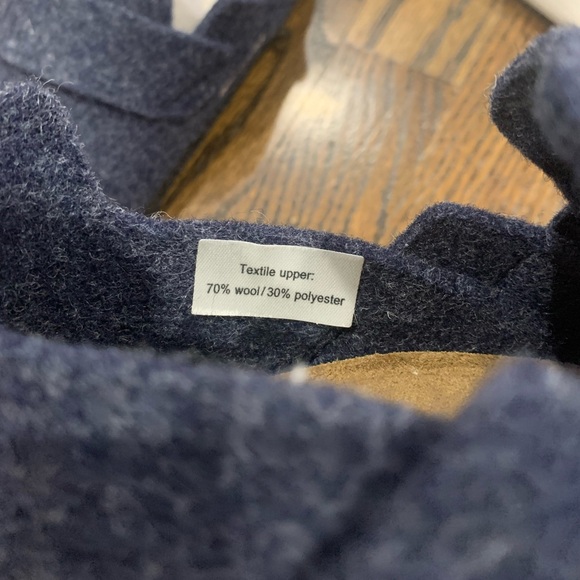 New Birkenstock Zermatt HL Kids Wool Felt Dark Blue Size 34 - Picture 8 of 9